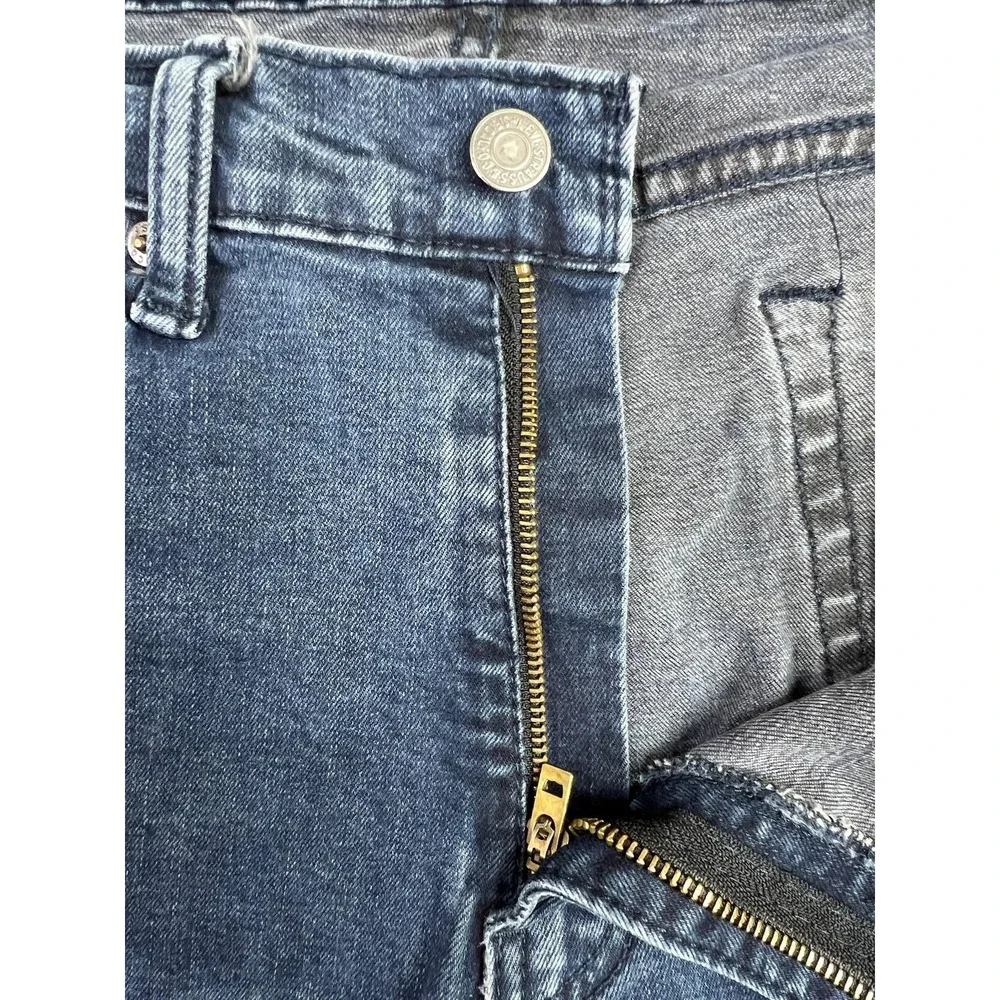 Levis 513 Jeans Mens 36x29 Blue Regular Straight Stretch Denim Medium Wash Pants